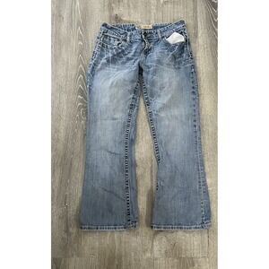 BKE Culture Jeans Women's 32x27 Straight Leg Distressed Stretch